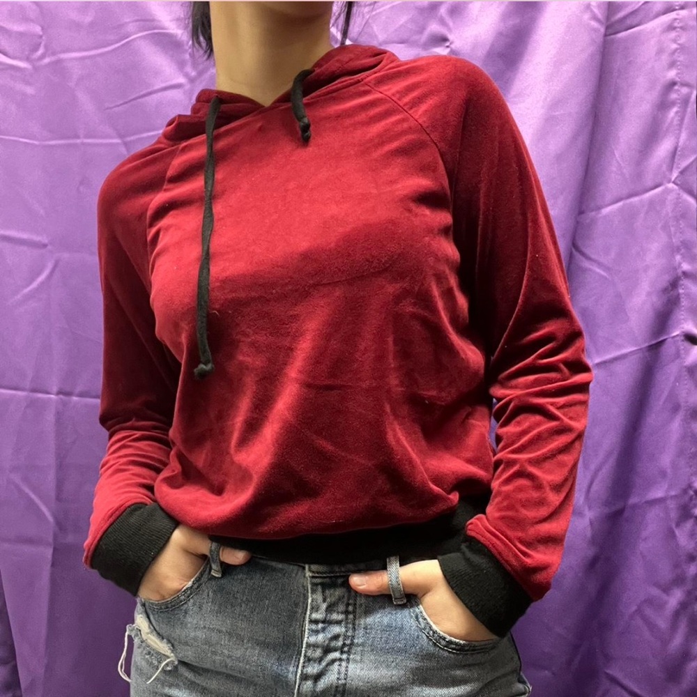 Women's Red Velvet Hoodie